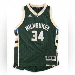 Adidas Green Milwaukee Antetokounmpo Jersey